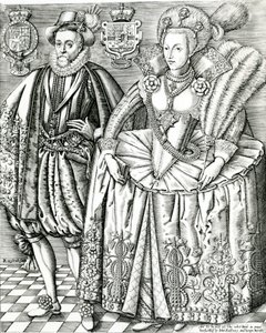 Portrett av James I og Anne av Danmark, 1618